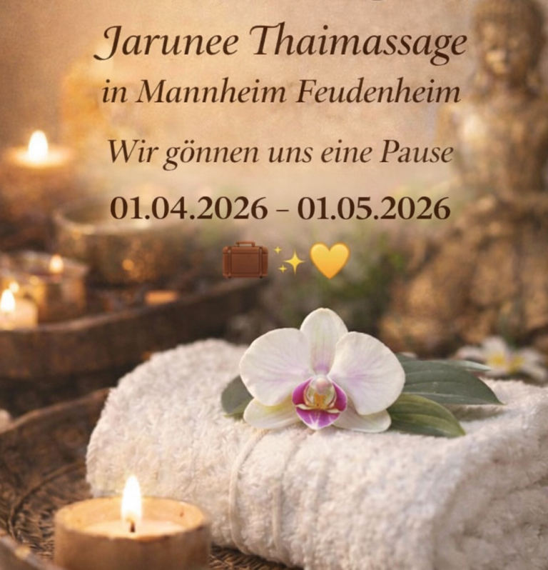 Wir gönen uns eine Pause !Vom 01.04.2026 - 01.05.2026